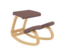 Varier Variable Balans Chaise ergonomique en bois marron/moka Mouvement posture bureau maison bureau apprentissage 10 ans