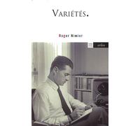Variétés : l'air du temps (1945-1962) L'air du temps 1945-1962 - Roger Nimier - Arlea - broché - Essai