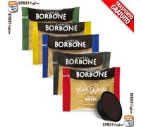 Variétés Mélange 100 Capsules borbone Noir Rouge Bleu Or don carlo A Modo Mio
