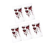 Variety Pack Halloween Sticker Temporaire Sticker Scustiers D'étanchéité Des Cicatrices Réalistes Pour Le Cosplay Et Les Rôles Playage SAFE REAL DIREAU CARRY Art