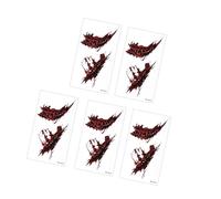 Variety Pack Halloween Sticker Temporaire Sticker Scustiers D'étanchéité Des Cicatrices Réalistes Pour Le Cosplay Et Les Rôles Playage SAFE REAL DIREAU CARRY Art