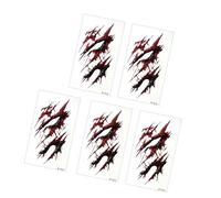 Variety Pack Halloween Sticker Temporaire Sticker Scustiers D'étanchéité Des Cicatrices Réalistes Pour Le Cosplay Et Les Rôles Playage SAFE REAL DIREAU CARRY Art