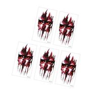 Variety Pack Halloween Sticker Temporaire Sticker Scustiers D'étanchéité Des Cicatrices Réalistes Pour Le Cosplay Et Les Rôles Playage SAFE REAL DIREAU CARRY Art