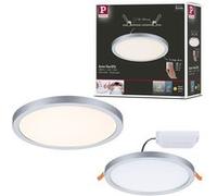 Paulmann 93051 Panneau LED spots encastrés Areo VariFit IP44 gradable sur 3 niveaux 175 mm rond incl. 1x13 watts gradable Chrome mat plastique 3000 K