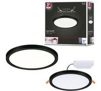 VariFit Panneau encastré LED Areo IP44 rond 175mm 13W 1300lm 4000K Noir Noir