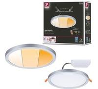 VariFit Panneau encastré LED Dim to Warm Areo IP44 rond 175mm 13W 1200lm 3 Step Dim to warm Chrome mat gradable Chrome mat
