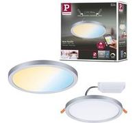 VariFit Panneau encastré LED Smart Home Zigbee 3.0 Areo IP44 rond 175mm 13W 1200lm Tunable White Chrome mat gradable Chrome mat