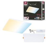 Paulmann 79959 panneau LED panneau encastré Veluna VariFit Edge 200x200mm carré Tunable White commande de la lumière blanche Blanc plafonnier