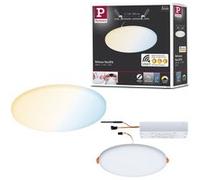 VariFit Panneau encastré LED Smart Home Zigbee 3.0 Veluna IP44 rond 185mm 15W 1000lm Tunable White Satiné gradable