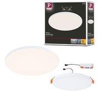 VariFit Panneau encastré LED Veluna Edge IP44 rond 160mm 12W 1100lm 3000K Blanc gradable Blanc