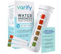 VARIFY Kit de test de dureté de l'eau Varify - Kit de test d'eau pour la maison, l'eau potable, le puits, le spa, la piscine, l'adoucisseur, le lave-vaisselle et plus encore