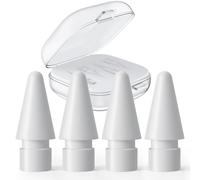 Variglas Lot de 4 Pointes de Rechange pour Apple Pencil 1/2/Pro Generation, Pointes de Rechange Haute sensibilité pour iPad Pencil
