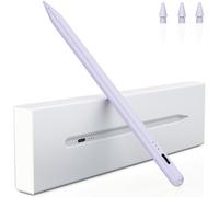 Variglas Stylet pour iPad (2018-2025), Pencil pour Pad avec Puissance de Charge Rapide, Rejet de Paume et Détection d'Inclinaison, pour Pad 6-10, Pro 11''/12.9'', Mini 6/5, Air 5/4 /3 (Violet)