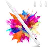Variglas Stylet pour iPad (2018-2025), Pencil pour Pad avec Puissance de Charge Rapide, Rejet de Paume et Détection d'Inclinaison, pour Pad 6-10, Pro 11''/12.9'', Mini 6/5, Air 5/4 /3