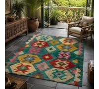 VARIKASHOM Tapis de Bain, 50 x 80 cm, Vert Vintage Rouge Jaune Rose Beige Marron, Tapis d'entrée intérieur, Salon Chambre, Décoratif Chaise Canapé,