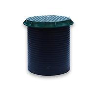 Varile Bac de révision en plastique (sans fond) avec couvercle verrouillable - Charge maximale : 1,5 t - Vert - 60 x 80 cm