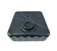 Varile Douche de jardin 75 l en polyéthylène avec pommeau de douche en plastique, douche solaire