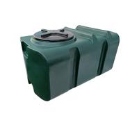 Varile Réservoir d’eau potable de 300 L, couleur verte, sans bisphénol A, filetage en laiton intégré de 3/4", adapté aux aliments