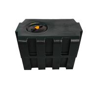 Varile Réservoir d'eau potable de 130 l, résistant au transport, adapté à un usage alimentaire, pour bateau, camping-car, remorque (noir)