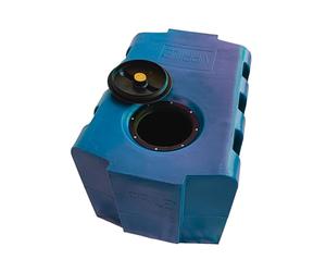 Varile Réservoir d'eau potable de 130 l, résistant au transport, adapté à un usage alimentaire, pour bateau, camping-car, remorque (bleu)
