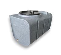 Varile Réservoir d'eau potable de 180 l, sans BPA, filetage en laiton 3/4" intégré, fabriqué en UE, adapté à un usage alimentaire (granit)