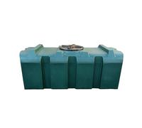 Varile Réservoir d'eau potable vert de 500 l, sans BPA, filetage 3/4" intégré, fabriqué en UE, convient à un usage alimentaire