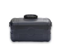 Varile Réservoir d'eau utile de 105 l, avec raccord 1/2", couvercle à visser pour camping et cave, noir