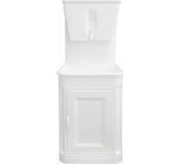 Varile Station de lavage à main en plastique avec base, lavabo et distributeur d'eau (17 l)