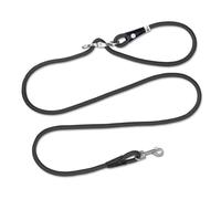 Curli Laisse pour chien Vario Noir Taille S