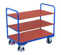VARIOfit VARIOfit Chariot à étagères bas 1 200 × 800 mm 3 plateaux Quantité:1