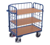 VARIOfit VARIOfit Chariot à étages bas 1 200 x 800 mm 3 plateaux 3 côtés Quantité:1