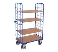 VARIOfit VARIOfit Chariot à étages haut 1 000 × 600 mm 4 plateaux 2 parois Quantité:1