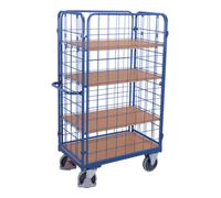 VARIOfit VARIOfit Chariot à étages haut 850 × 500 mm 4 plateaux 4 côtés Quantité:1