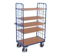 VARIOfit VARIOfit Chariot à étages haut 850 × 500 mm 5 plateaux 2 parois Quantité:1