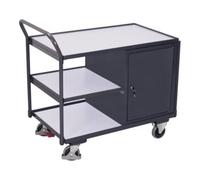 VARIOfit VARIOfit Chariot d’atelier ESD avec 3 plateaux et 1 armoire Quantité:1
