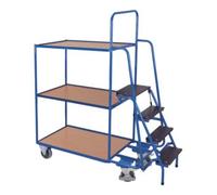 VARIOfit VARIOfit Chariot de préparation avec 3 plateaux hauts Quantité:1