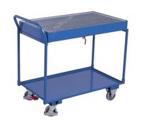 VARIOfit VARIOfit Chariot de table avec 2 plateaux et grille métallique Quantité:1