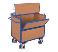 VARIOfit VARIOfit Chariot en bois avec couvercle soudé fixe 970 x 670 mm Quantité:1