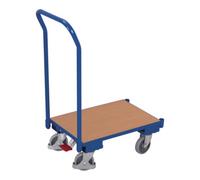 VARIOfit VARIOfit Euro-System-roulettes avec socle et poignée de poussée, frein central EasySTOP Quantité:1