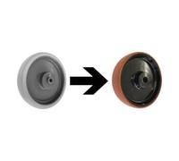 VARIOfit VARIOfit Roues en polyuréthane 96° Shore/jeu Quantité:1