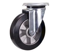 VARIOfit VARIOfit Roulette pivotante caoutchouc plein élastique 200 × 50 mm noir Quantité:1