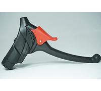 Varios Levier de frein droite/gauche avec blocage pour stationnement ; diamètre de fixation 22 ou 25 mm, noir/rouge