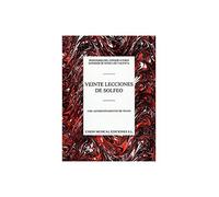 Varios Veinte Lecciones De Solfeo. Partitions pour Voix
