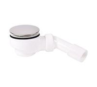 VARIOSAN Bonde pour receveur de douche 10995 - Ø 90 mm - Avec coude d'évacuation et anti-odeurs