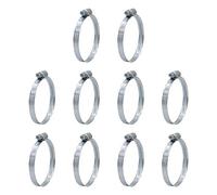 VARIOSAN Jeu de Collier pour tuyau 11442, 10 pièces, plage de serrage 50-70 mm, largeur de bande 9 mm, W1