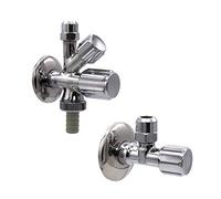 VARIOSAN Kit de raccordement de robinet 12685-1/2" - Robinet d'équerre combiné et vanne d'angle - Auto-étanche