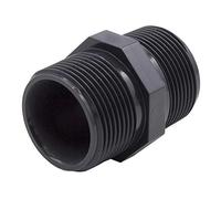 VARIOSAN Mamelon double 14047, 1" AG/AG, PVC-U, 16 bar