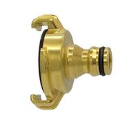 VARIOSAN Raccord rapide sur adaptateur à embout 12999, laiton poli, système Geka