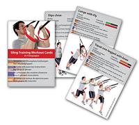 Variosling® Cartes d'entraînement avec 54 exercices différents pour les sangles de suspension/Sling-Trainer | jeu de cartes, plan de formation/musculation, cartes de workout