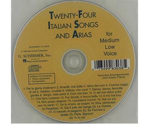 Various - 24 Italian Songs & Arias of The 17th & 18th Centuries-Medium Low Voice-CD O